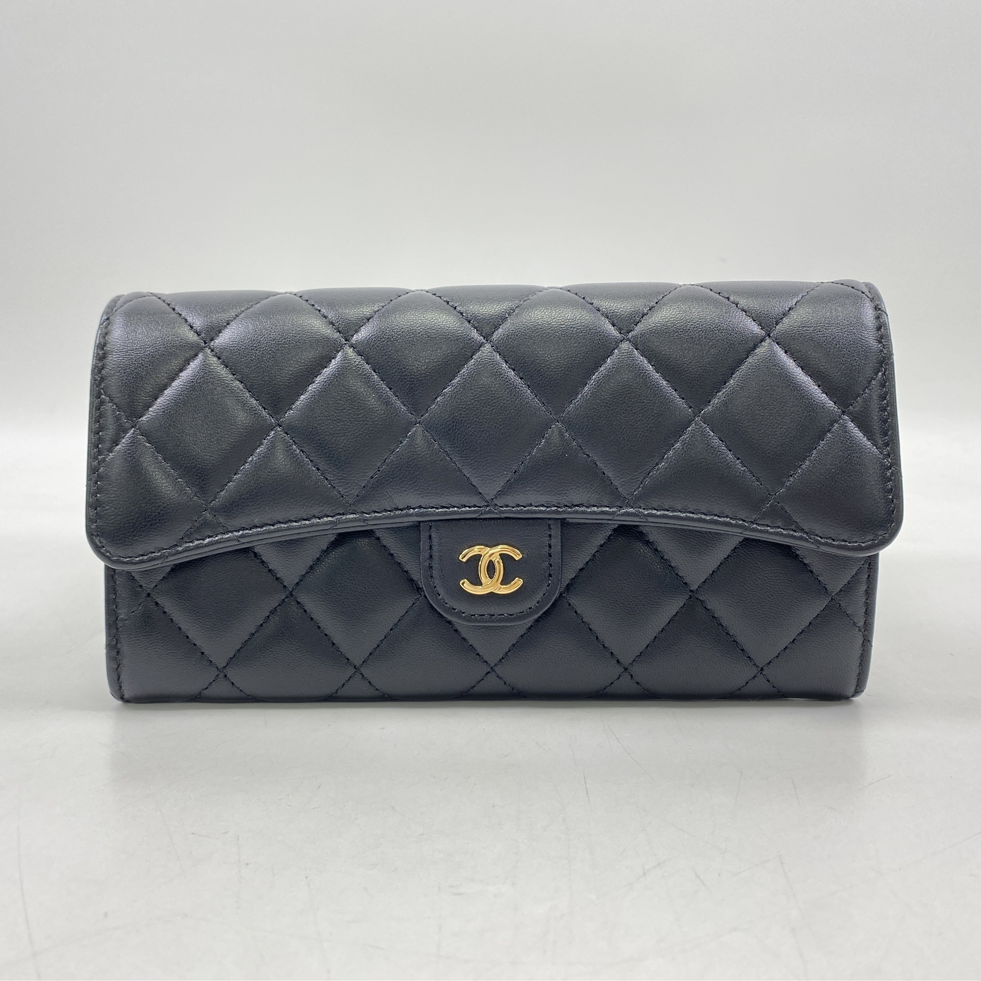シャネル  ランダム番台 マトラッセ GD金具 長財布■0828ih27337 マトラッセ シャネル 長財布 クラシック ロングジップ ウォレット