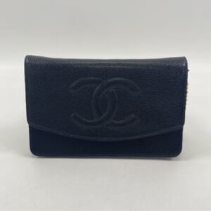 シャネル ココマーク チェーンウォレット 黒 キャビアスキン GD金具 買取実績【買取日：2026年3月3日】