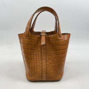 エルメス ピコタンロックPM クロコ ニロティカス SV金具 □R刻印 買取実績【買取日：2026年3月5日】