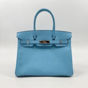 エルメス バーキン30 エプソン ブルー系 SV U刻印 買取実績【買取日：2026年3月5日】