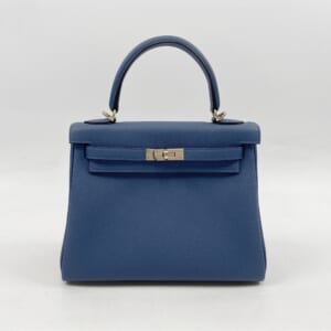 エルメス ケリー25 内 ブルータイ トゴ パーマブラス金具 K刻印 買取実績【買取日：2026年3月4日】