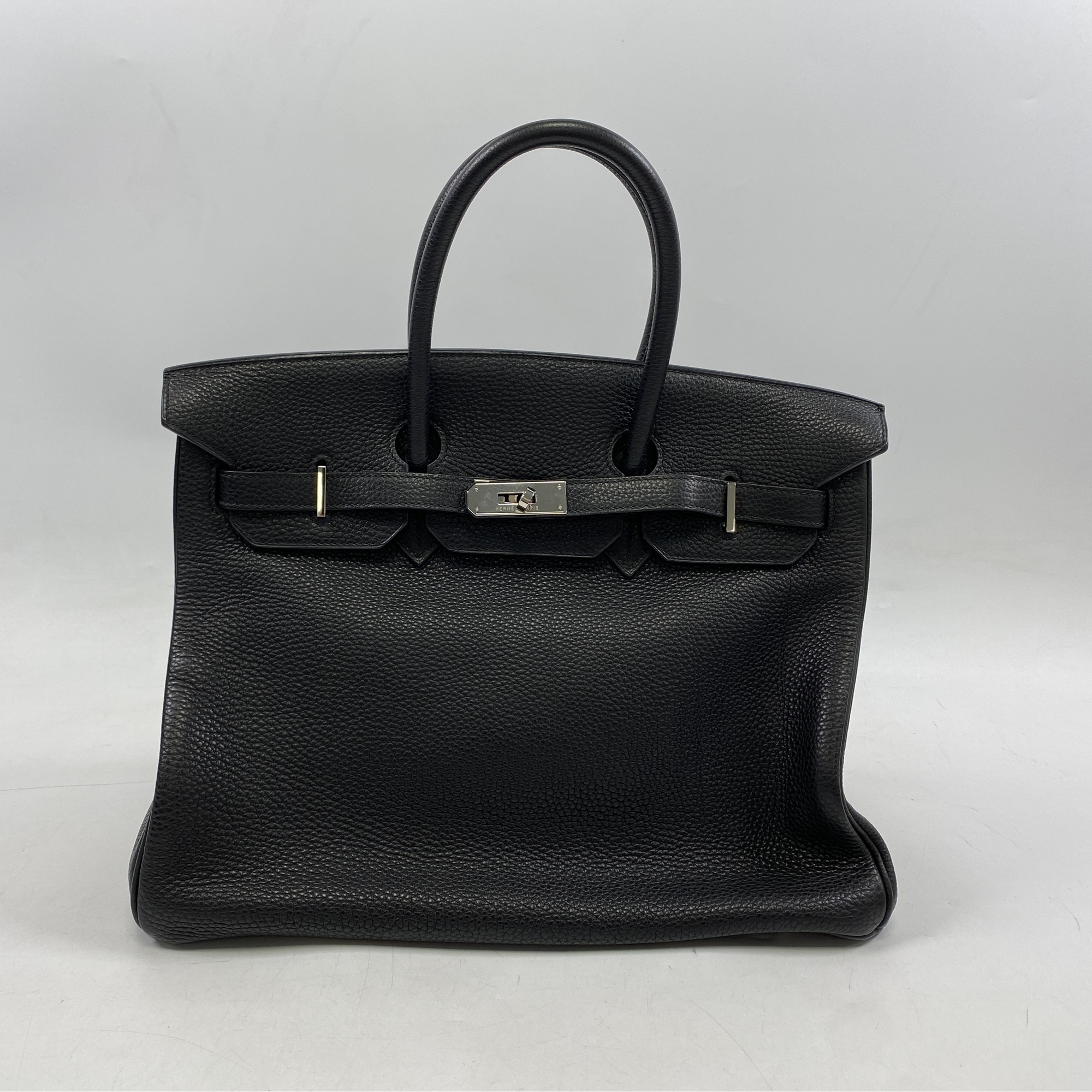 エルメス バーキン35 トゴ GD金具 黒 □I刻印 Bランク
