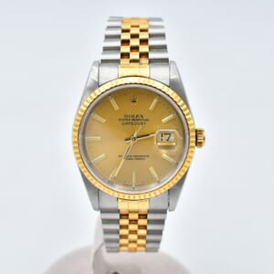 ロレックス デイトジャスト シャンパン文字盤 SS×YG/AT 16233 買取実績【買取日：2026年3月4日】