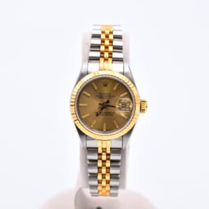 ロレックス デイトジャスト シャンパン文字盤 SS×YG/AT 69173 買取実績【買取日：2026年3月5日】