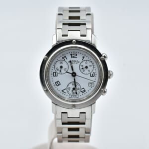 エルメス クリッパー クロノグラフ 白文字盤 SS/QZ CL1.310 買取実績【買取日：2026年3月2日】