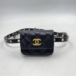 シャネル マトラッセ ココマーク ゴートスキン ウエストポーチ 黒 AP2549 買取実績【買取日：2026年3月4日】