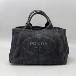 プラダ カナパ デニム 黒 B2642B