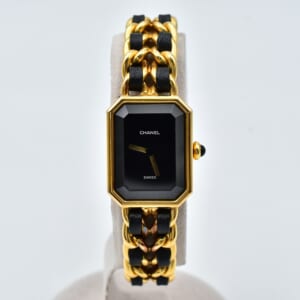 シャネル プルミエールL 黒文字盤 GP×革/QZ 買取実績【買取日：2026年3月1日】