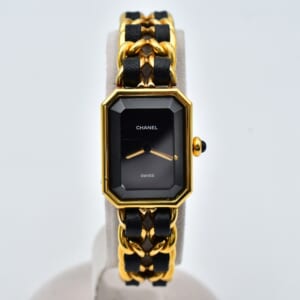 シャネル プルミエールL 黒文字盤 GP×革/QZ H0001 買取実績【買取日：2026年3月4日】