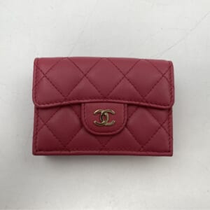 シャネル マトラッセ スモールフラップウォレット 三つ折り財布 ピンク ラムスキン GD金具 買取実績【買取日：2026年3月3日】