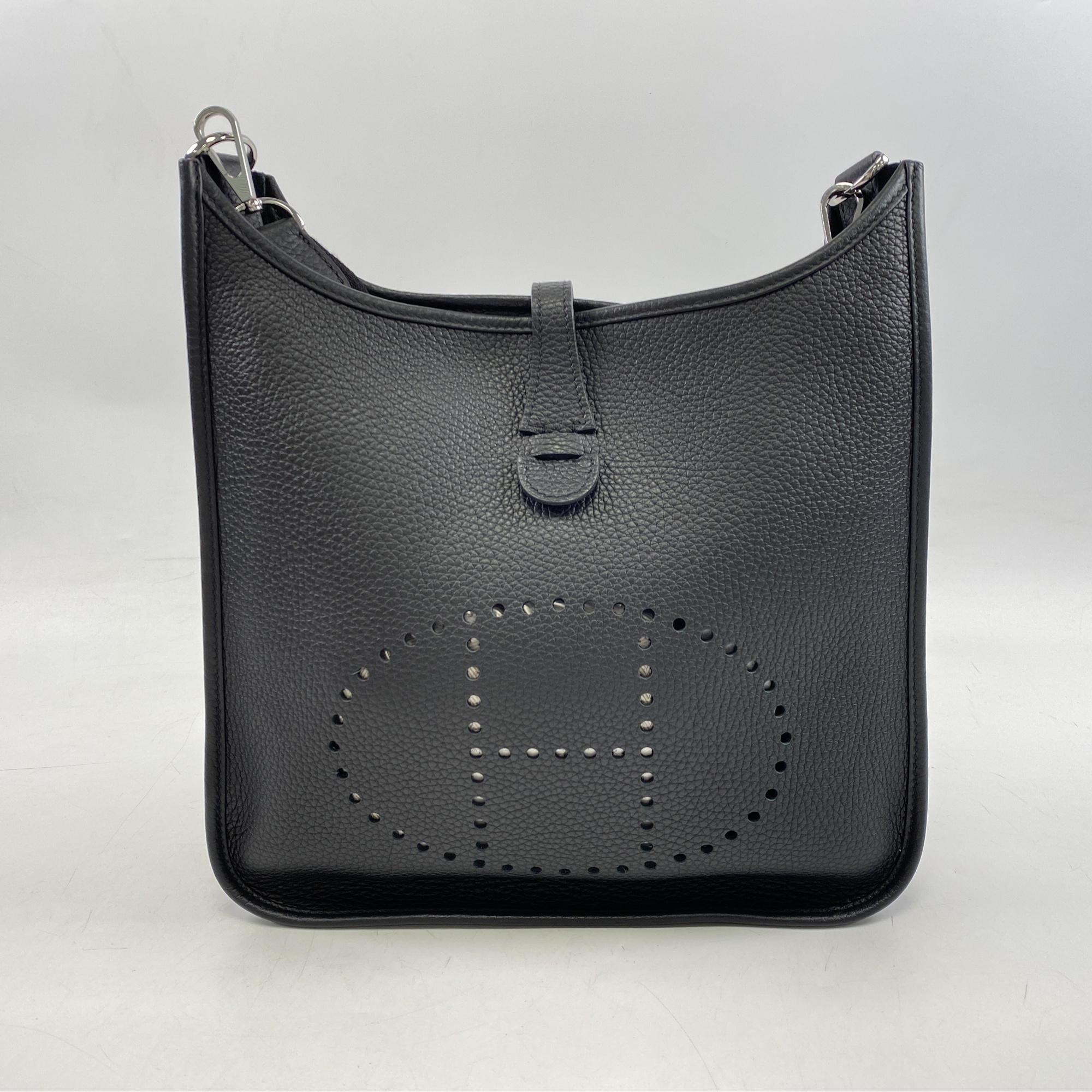 エルメス エブリンPM 黒 トリヨン SV金具 W刻印 Sランク