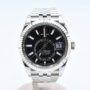 ロレックス スカイドゥエラー 黒文字盤 ジュビリーブレス SS×WG/AT 336934 買取実績【買取日：2026年3月5日】