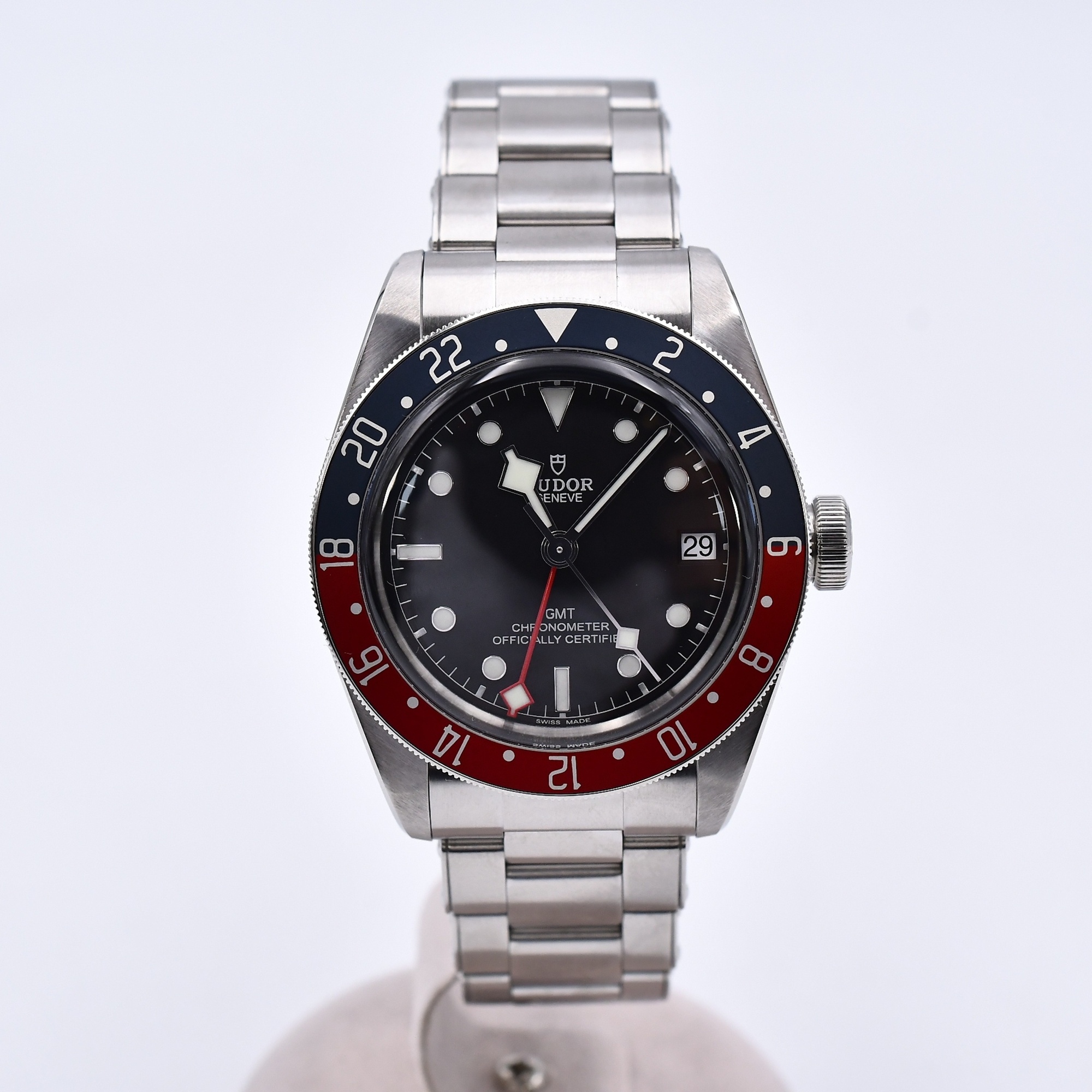 チューダー ブラックベイGMT 黒文字盤 SS/AT ABランク
