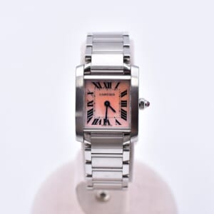 カルティエ タンクフランセーズSM ピンクシェル文字盤 SS/QZ W51028Q3 買取実績【買取日：2026年3月12日】