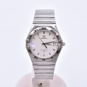 オメガ コンステレーション シルバー文字盤 SS/QZ 1512.30.00