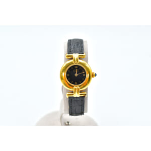 カルティエ マストコリゼ 黒文字盤 SV×革/QZ W1000753 買取実績【買取日：2026年3月5日】