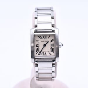 カルティエ タンクフランセーズSM 白文字盤 SS/QZ W51008Q3 買取実績【買取日：2026年3月17日】