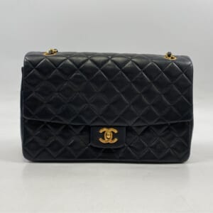 シャネル マトラッセ27 Sフラップ Wチェーンショルダーバッグ 黒 ラムスキン GD金具 買取実績【買取日：2026年3月5日】