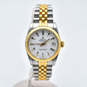 ロレックス オイスターパーペチュアル ホワイトローマン文字盤 SS×YG/AT 68273 買取実績【買取日：2026年3月5日】