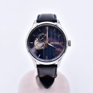 セイコー プレサージュ ジャパニーズガーデン 青文字盤 SS×革/AT SARY187 SARY187 買取実績【買取日：2026年3月11日】