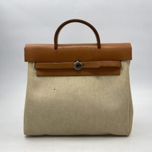 エルメス エールバッグ ブラウン トワルアッシュ×レザー □D 買取実績【買取日：2026年3月4日】