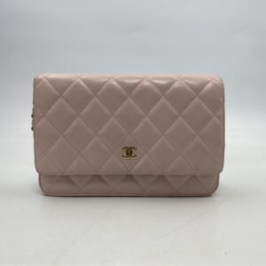 シャネル マトラッセ19 チェーンショルダーウォレット ピンク ラムスキン GD金具 買取実績【買取日：2026年3月1日】