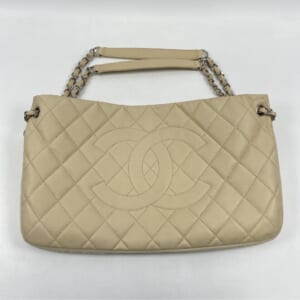 シャネル ココマーク マトラッセ チェーンハンドバッグ ベージュ キャビアスキン 買取実績【買取日：2026年3月5日】