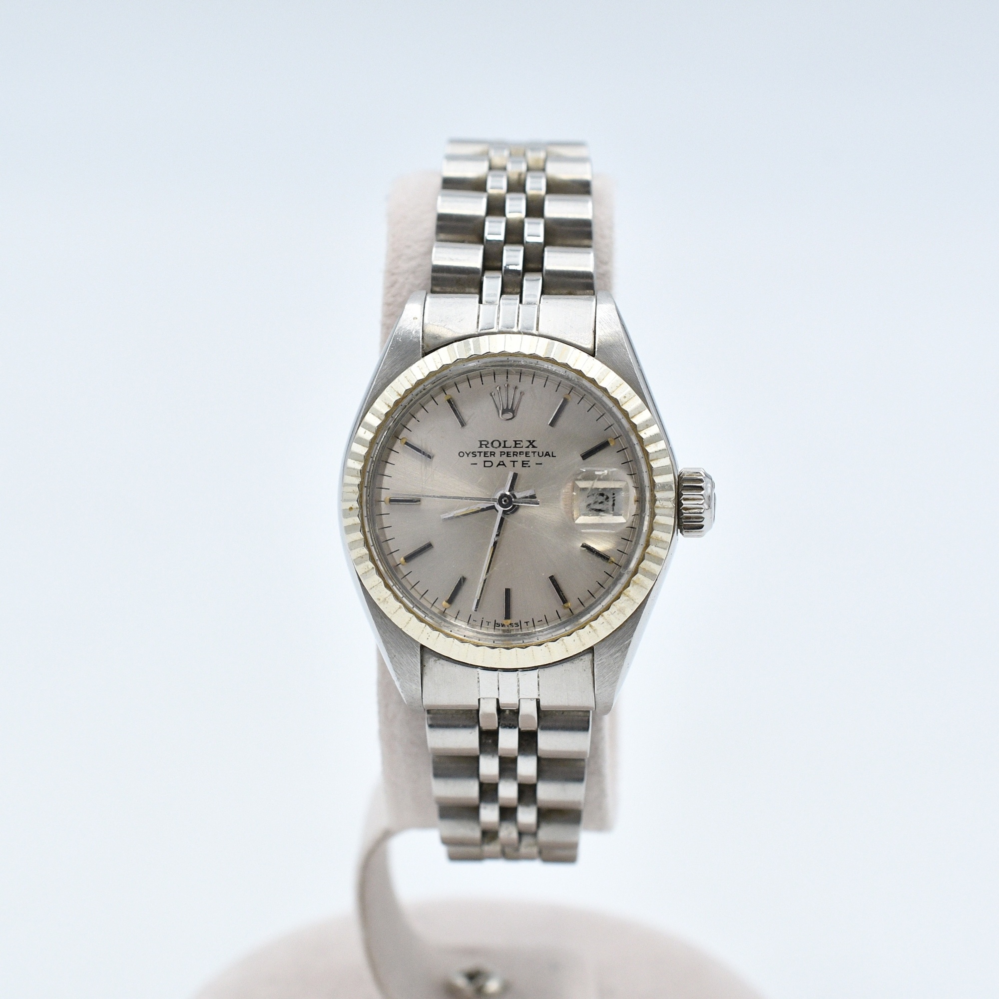 ロレックス デイトジャスト シルバー文字盤 SS/AT Bランク