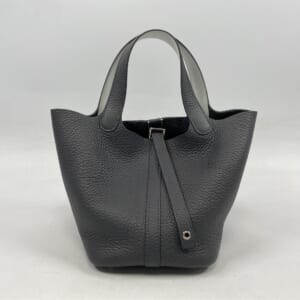 エルメス ピコタンロックPM トリヨン グレー系×白系 SV金具 W刻印 買取実績【買取日：2026年3月3日】