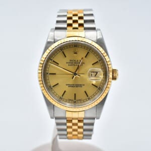 ロレックス デイトジャスト シャンパン文字盤 SS×YG/AT 16233 買取実績【買取日：2026年3月5日】