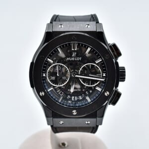 HUBLOT クロコ×ラバー　黒　アエロフュージョン 中古)HUBLOT ウブロ クラシック フュージョン アエロフュージョン
