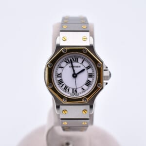 カルティエ サントスロンドSM 白文字盤 SS×YG/AT 82037288 買取実績【買取日：2026年3月4日】