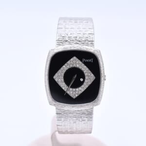 ピアジェ レディースウォッチ オニキス文字盤 WG/手巻 9591A6 買取実績【買取日：2026年3月5日】