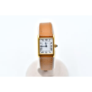 カルティエ タンクフランセーズ 白文字盤 YG×革/手巻き GGC98010 買取実績【買取日：2026年3月2日】