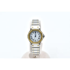 カルティエ サントス オクタゴン 白文字盤 YG×SS/AT 907 買取実績【買取日：2026年3月5日】