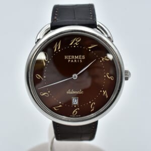 エルメス アルソー ブラウン文字盤 革/AT AR4 810 買取実績【買取日：2026年3月5日】