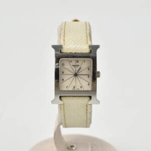 エルメス Hウォッチ ホワイト文字盤 SS×革/AT □L刻 HH1.210 買取実績【買取日：2026年3月4日】