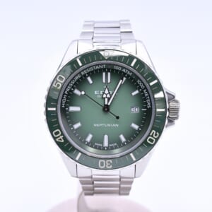 エドックス スカイダイバー ネプチュニアン グリーングラデーション文字盤 SS/AT 80120-3VM-VDN1