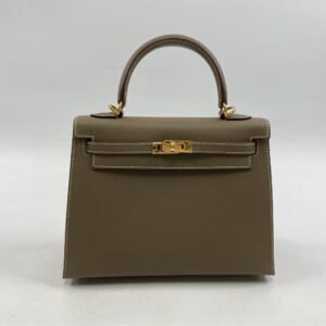 エルメス ケリー25 外縫い エプソン GD金具 エトゥープ K刻印 買取実績【買取日：2026年3月5日】