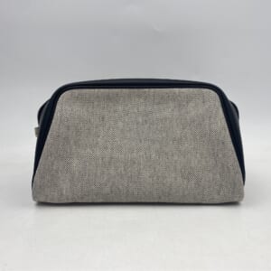 エルメス カヴール ポーチ ライトグレー×黒 トワル×エバーカラー SV金具 C刻印 買取実績【買取日：2026年3月4日】