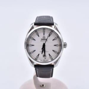 オメガ シーマスター アクアテラ 白文字盤 SS×革/AT 220.13.38.20.02.001