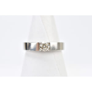 ダイヤリング K10WG 0.30ct