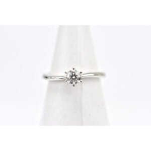 ダイヤリング Pt950 0.263ct F/VS1/３EX/N 鑑別書（中央宝石研究所） 買取実績【買取日：2026年3月4日】