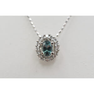 緑石メレダイヤネックレス K18WG 0.294ct 0.13ct 買取実績【買取日：2026年3月4日】
