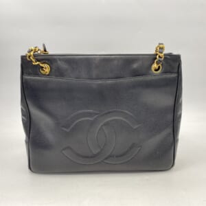 シャネル ココマーク チェーントートバッグ 黒 キャビアスキン GD金具 買取実績【買取日：2026年3月2日】