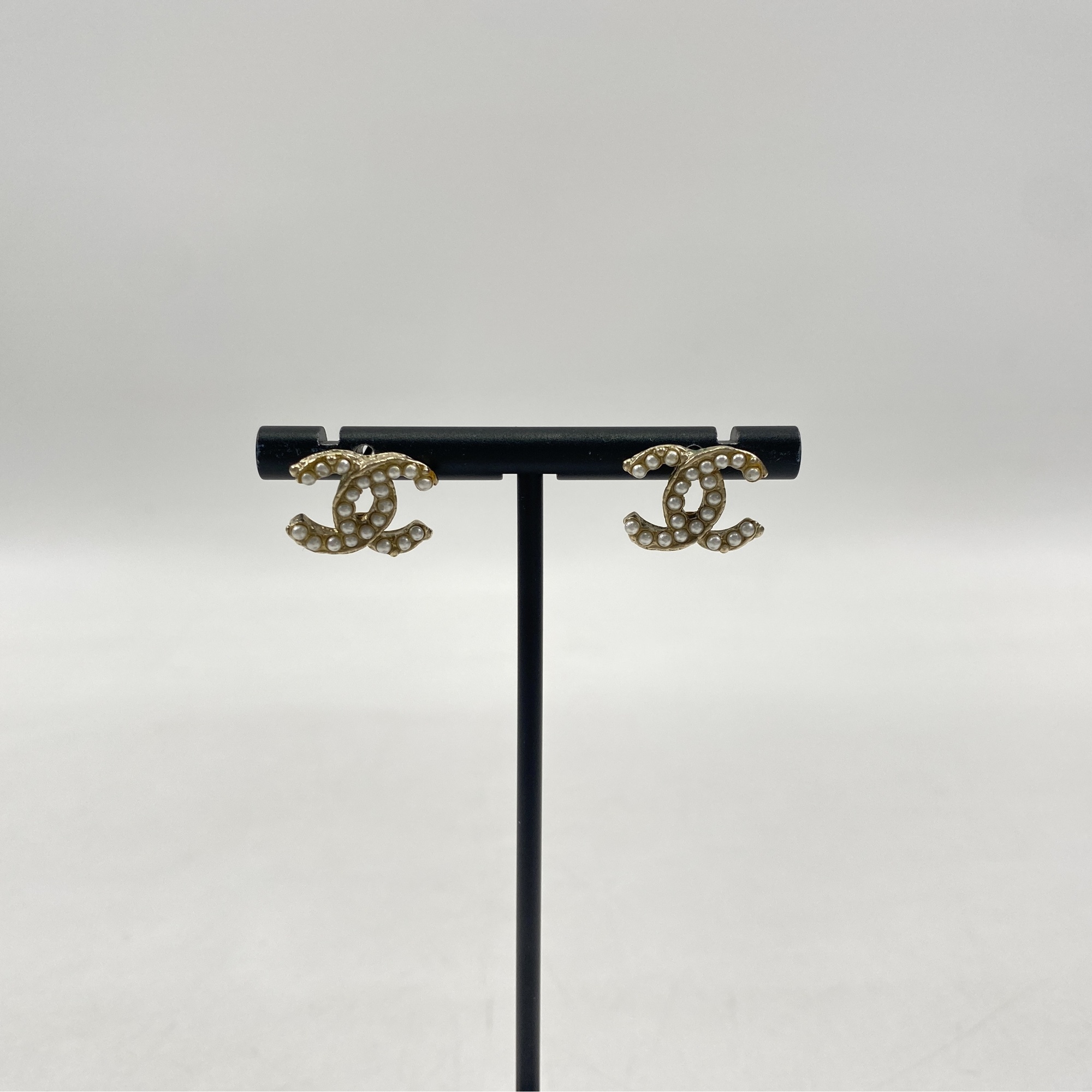 シャネル ココマーク パール ピアス A11A Bランク
