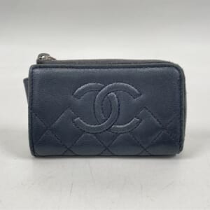 シャネル フラグメントケース ネイビー キャビアスキン SV金具 買取実績【買取日：2026年3月2日】