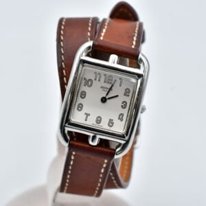 エルメス ケープコッド アイボリー文字盤 SS×革/QZ □D刻印 買取実績【買取日：2026年3月3日】