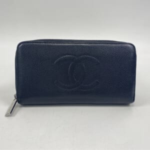 シャネル ココマーク ラウンドファスナー長財布 黒 キャビアスキン SV金具 買取実績【買取日：2026年3月2日】