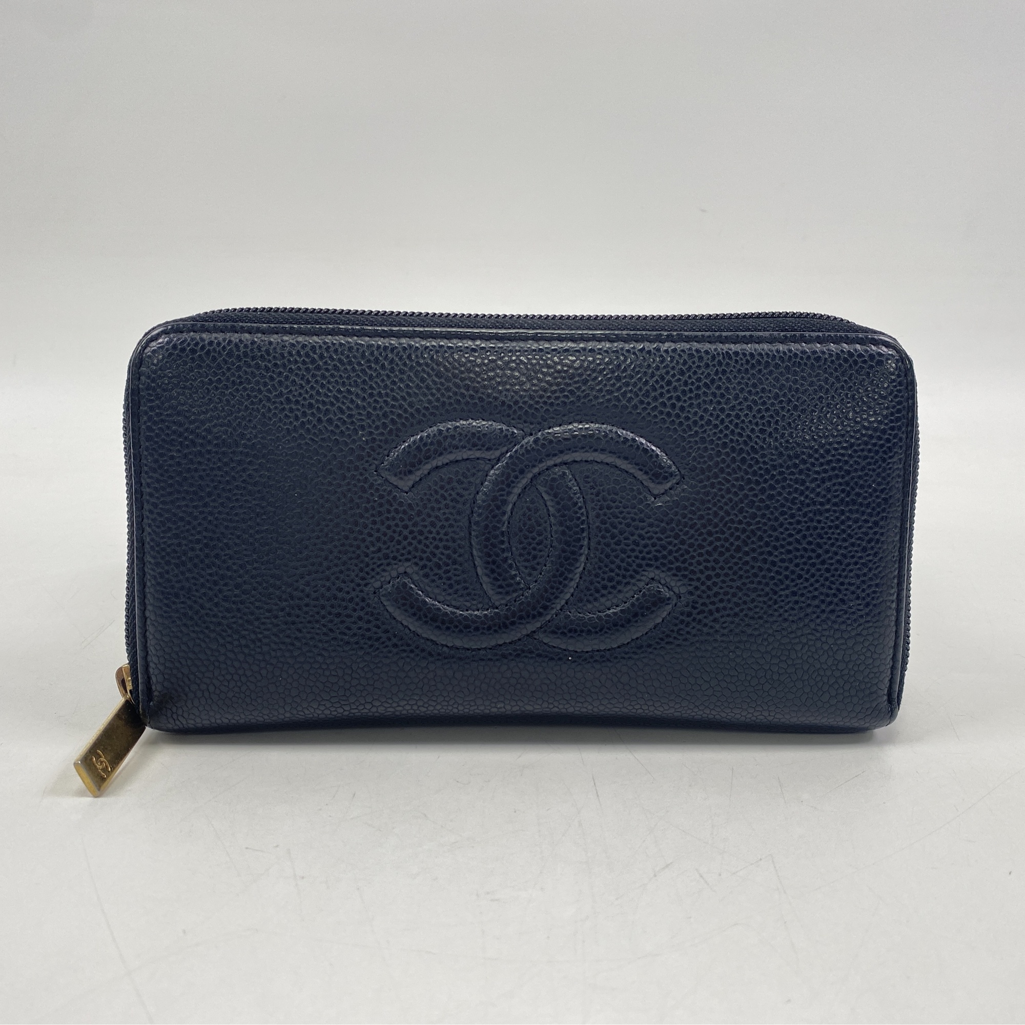 【綺麗】シャネル キャビア デカココマーク 財布 CHANEL（シャネル） がま口財布 長財布 レディース キャビアスキン